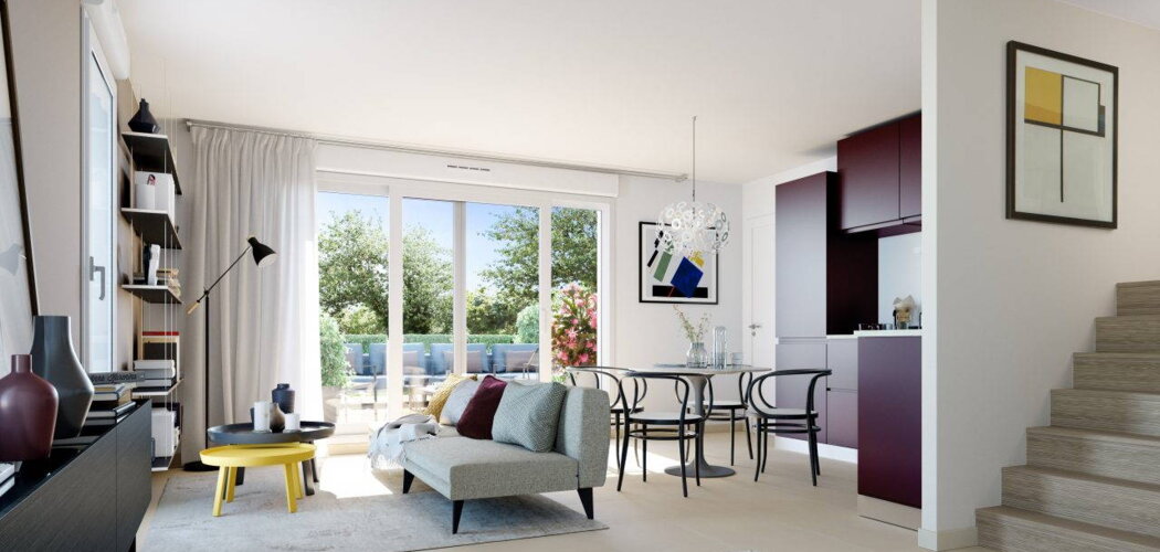 Programme immobilier neuf Le Bois Valentin - Saint-Jean-de-Monts : Maisons T2–T5 avec jardins, RT2012 et stationnement proche de la plage des Demoiselles (85160) - Référence : 12478
