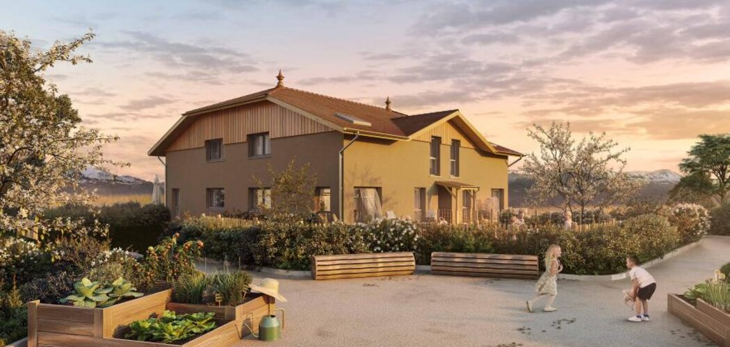 Programme immobilier neuf Les carrés du môle - Saint-Jean-de-Tholome : Maisons-duplex T4 avec terrasses, jardins privatifs et proximité cadre bucolique
Descriptif : (74250) - Référence : 6949
