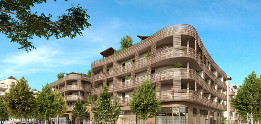 Programme immobilier neuf O JARDINS DES HALLES - Saint-Jean-de-Védas : logements neufs T2–T4 au cœur du village (34430) - Référence : 15115