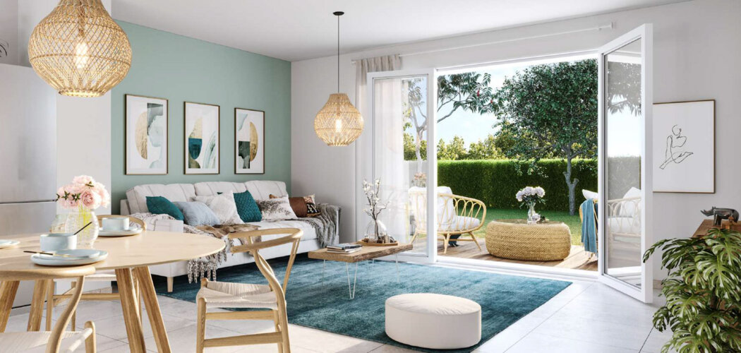Programme immobilier neuf VILLAS ROSEAUX - Saint-Jean maisons 4 pièces dans quartier résidentiel (31240) - Référence : 14866