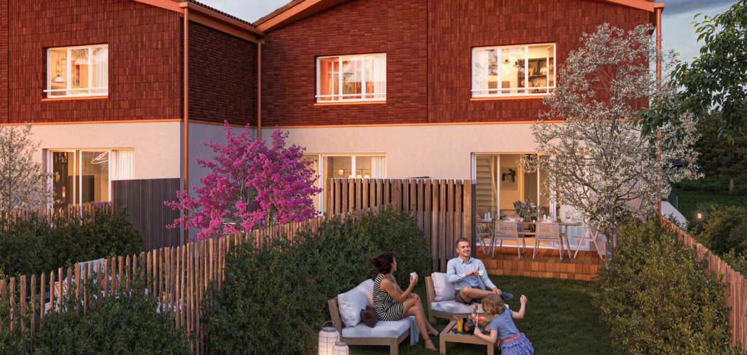 Programme immobilier neuf VILLAS ROSEAUX - Saint-Jean maisons 4 pièces dans quartier résidentiel (31240) - Référence : 14866