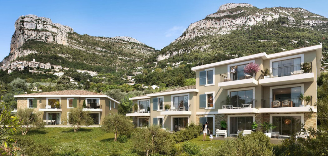 Programme immobilier neuf Les jardins du Baou - Saint-Jeannet cadre calme aux portes de Nice (06640) - Référence : 18433