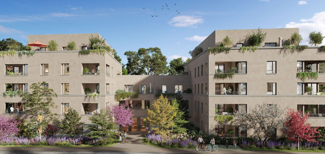 Programme immobilier neuf LES 3 MOULINS - Saint-Julien-en-Genevois appartements neufs centre-ville proche Genève (74160) - Référence : 17024