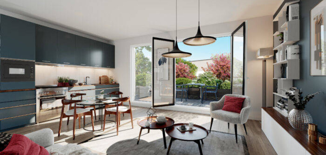 Programme immobilier neuf Le Domaine d'Azur - Saint-Laurent-du-Var : appartements neufs T2–T4 en plein centre-ville et proche de la mer (06700) - Référence : 14369