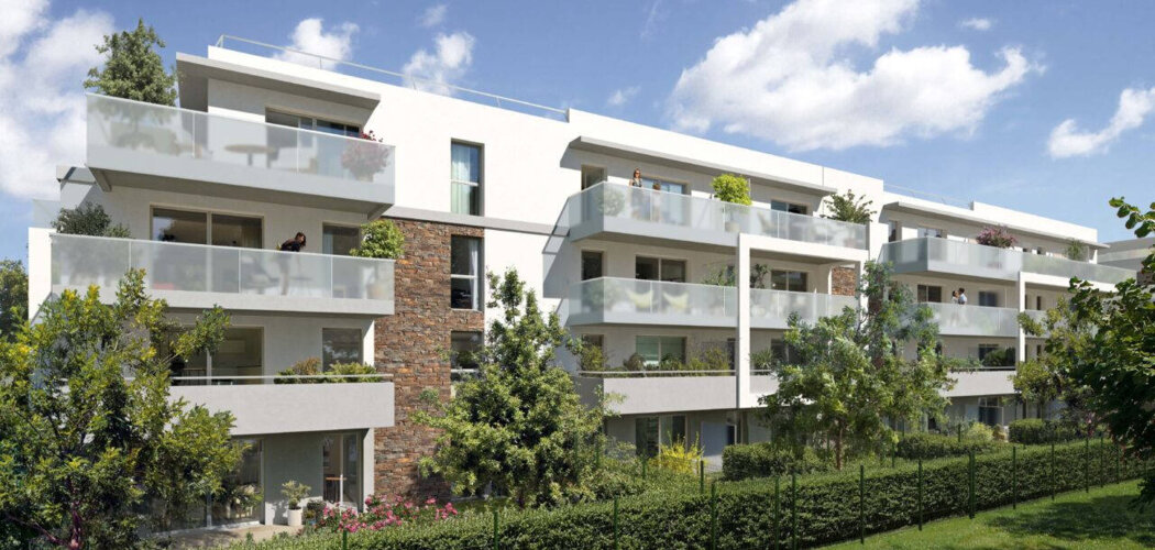 Programme immobilier neuf Le Domaine d'Azur - Saint-Laurent-du-Var : appartements neufs T2–T4 en plein centre-ville et proche de la mer (06700) - Référence : 14369