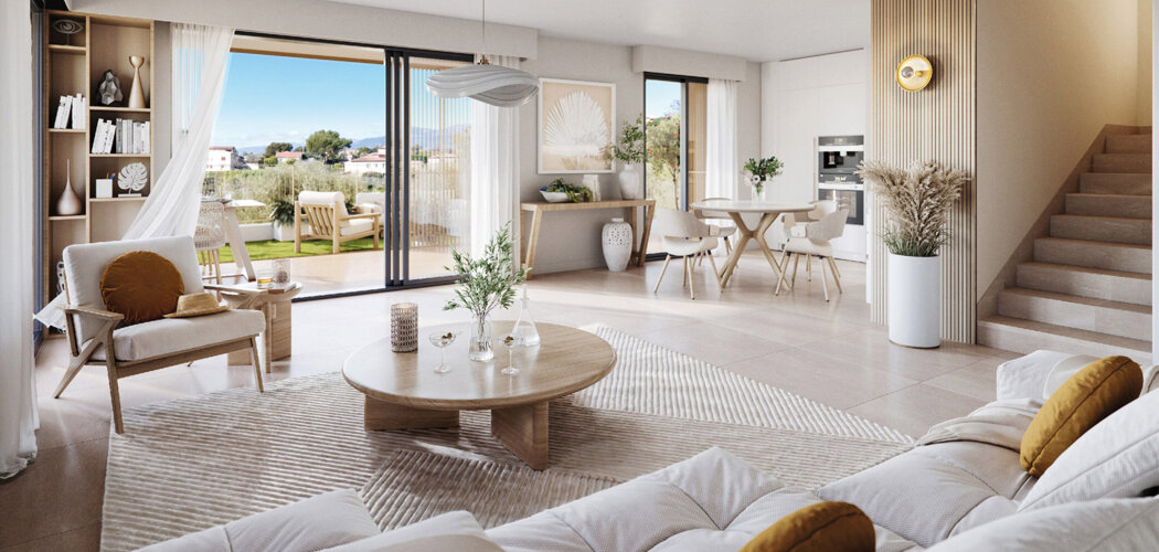 Programme immobilier neuf OLEA - Saint-Laurent-du-Var domaine privé sur la colline de Montaleigne (06700) - Référence : 17079
