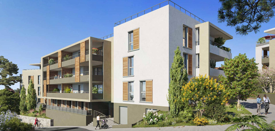 Programme immobilier neuf Le Belvedere - Saint-Laurent-du-Var  résidence sur les coteaux à 15 minutes des plages (06700) - Référence : 18084