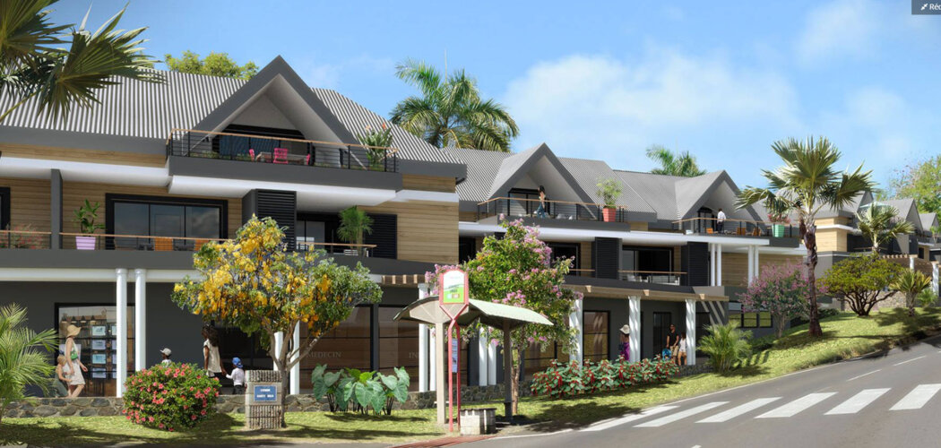Programme immobilier neuf SEA VIEW - Saint-Leu : appartements neufs du 2 au 4 pièces proche lagon et Port de Plaisance (97436) - Référence : 11568