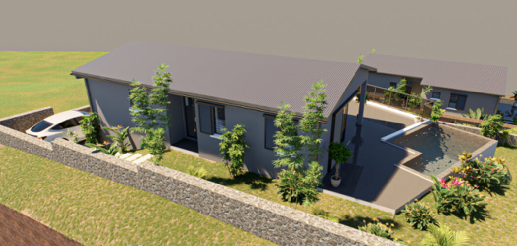 Programme immobilier neuf VILLA PAILLE-EN-QUEUE - Saint-Leu maisons neuves proche du front de mer (97436) - Référence : 13744