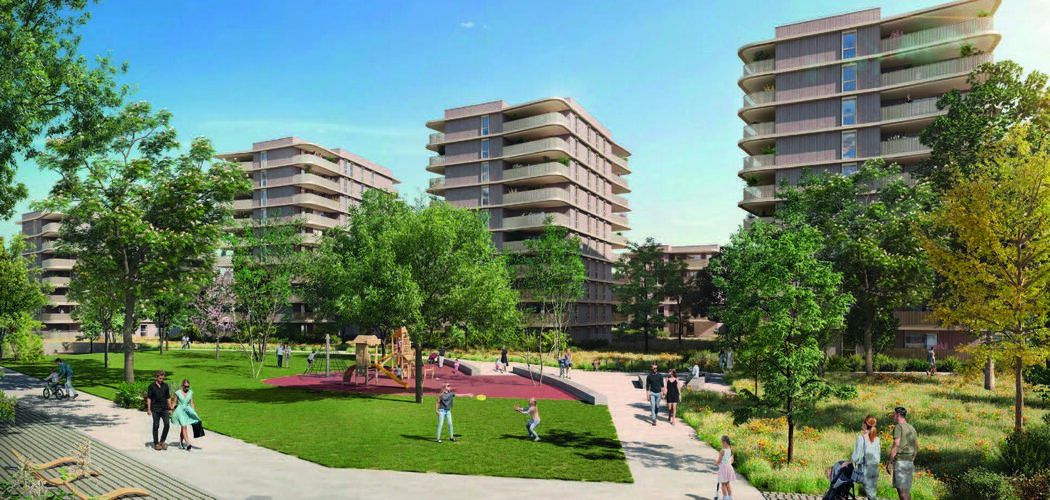 Programme immobilier neuf L'ARCHIPEL 3F - 1 - Saint-Louis : appartements neufs du studio au 5 pièces à 10 min de la frontière suisse (68300) - Référence : 15771