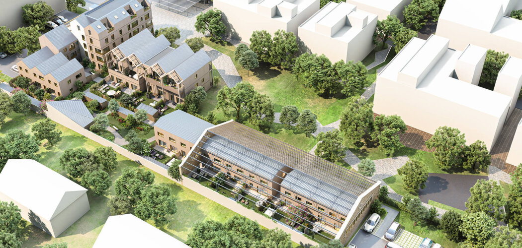 Programme immobilier neuf CARROUSEL - Saint-Malo : Appartements studio–T5 avec terrasses, jardins et matériaux biosourcés dans un écoquartier proche des plages (35400) - Référence : 14248