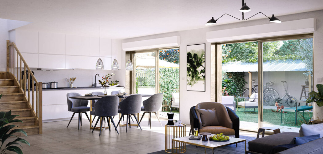 Programme immobilier neuf CARROUSEL - Saint-Malo : Appartements studio–T5 avec terrasses, jardins et matériaux biosourcés dans un écoquartier proche des plages (35400) - Référence : 14248
