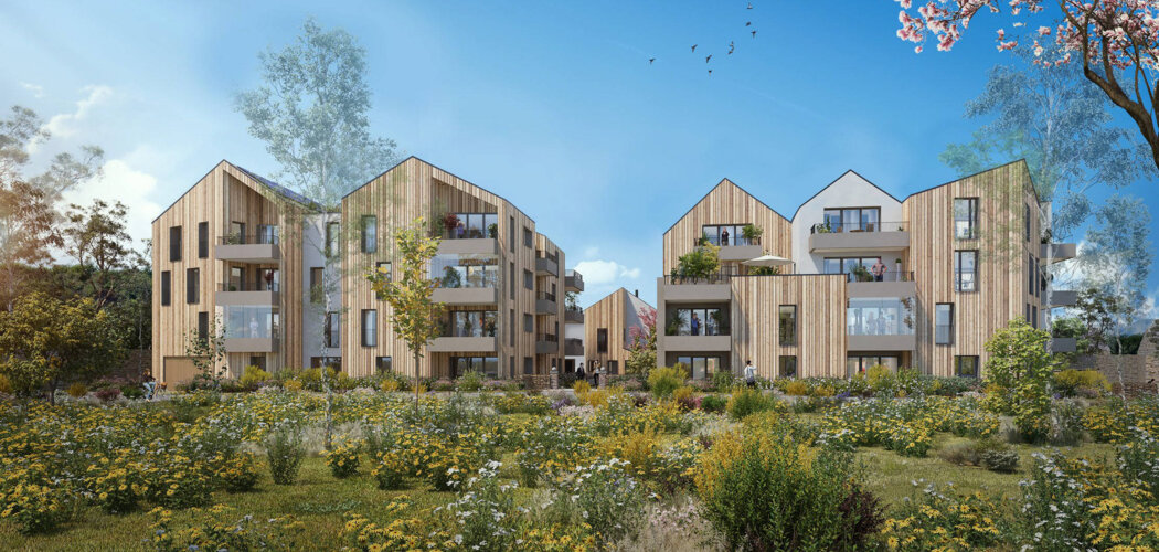 Programme immobilier neuf Eko Lodge - Saint-Malo : logements neufs T2–T5 dans l’écoquartier de la Caserne de Lorette (35400) - Référence : 15211