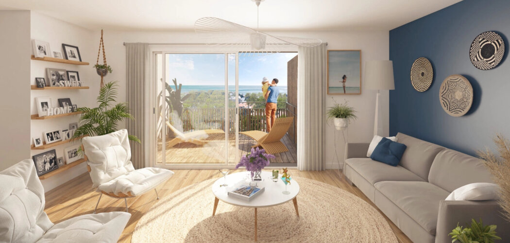 Programme immobilier neuf L'Odyssée - Saint-Marc-sur-Mer : appartements neufs du 2 au 4 pièces proche des plages (44600) - Référence : 8067