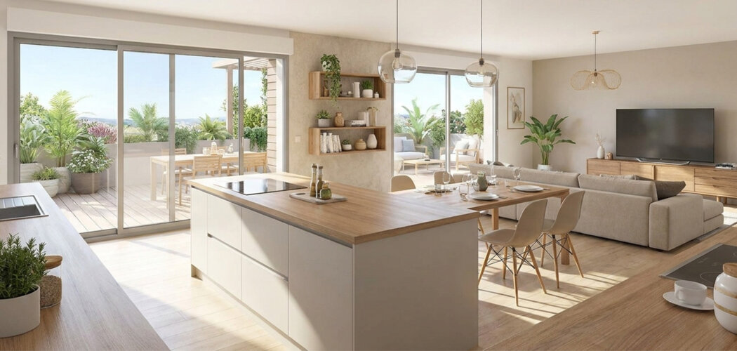 Programme immobilier neuf LE CLOS ARTHUR - Saint-Marcellin, appartements du 1 au 6 pièces proches gare et centre-ville (38160) - Référence : 17691
