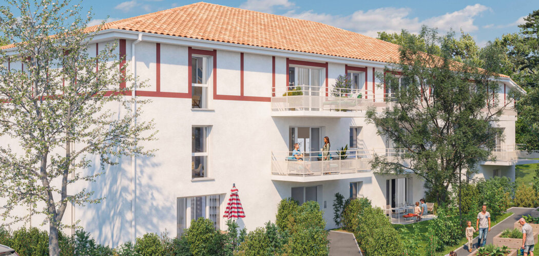 Programme immobilier neuf GFI - OLATUA - Saint-Martin-de-Seignanx à quelques minutes à pied du centre-ville (40390) - Référence : 15484