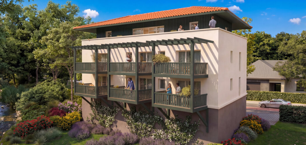 Programme immobilier neuf CARRE NAU - Saint-Martin-de-Seignanx résidence intimiste près de Bayonne (40390) - Référence : 17698