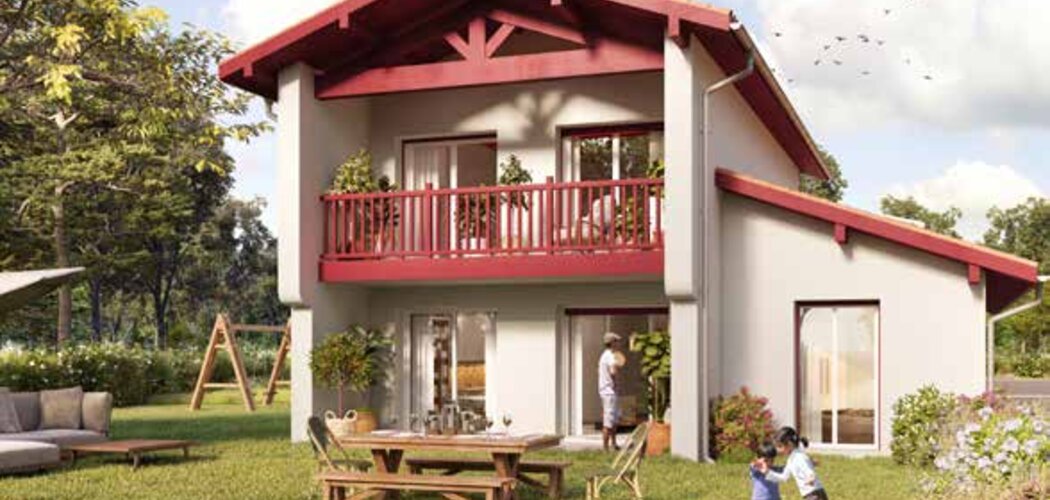 Programme immobilier neuf SERENITE -Tranche 1 - Saint-Martin-de-Seignanx villas à quelques minutes des plages (40390) - Référence : 17417
