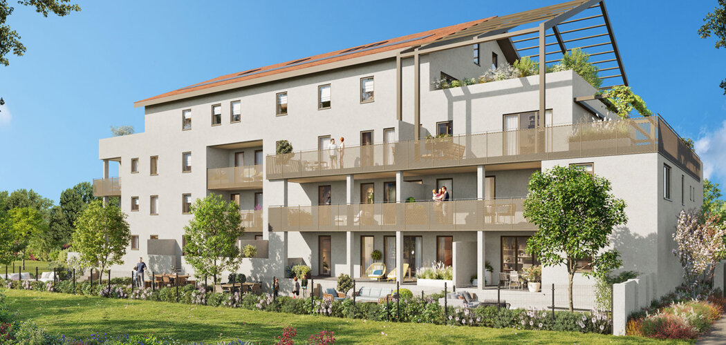 Programme immobilier neuf VINEA - Saint-Martin-le-Vinoux proche tramway E et Grenoble (38950) - Référence : 17423