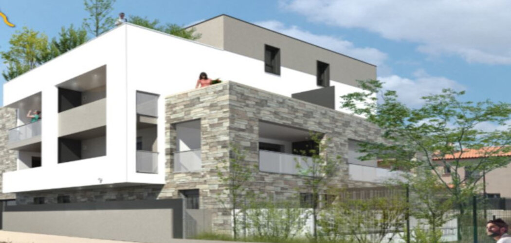 Programme immobilier neuf ELISA - Saint-Mathieu-de-Tréviers : appartements T2-T4 neufs avec vues sur le Pic Saint-Loup (34270) - Référence : 2835