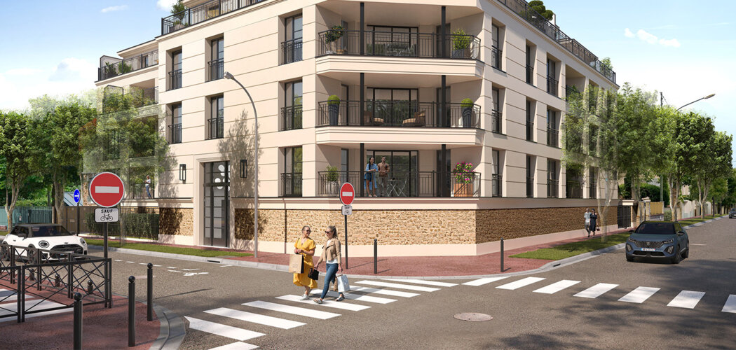 Programme immobilier neuf Angle Saint-Louis (94) - Saint-Maur-des-Fossés cadre de vie entre Marne et centre animé (94100) - Référence : 16738