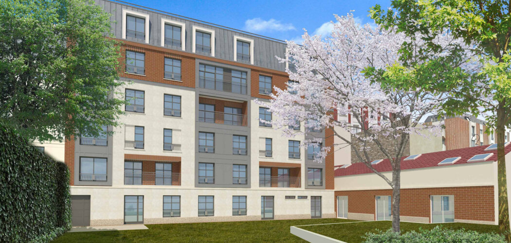 Programme immobilier neuf SAN ANDREA - Saint-Maurice : Appartements T2–T3 avec terrasses, jardin commun et proximité métro (94410) - Référence : 9021