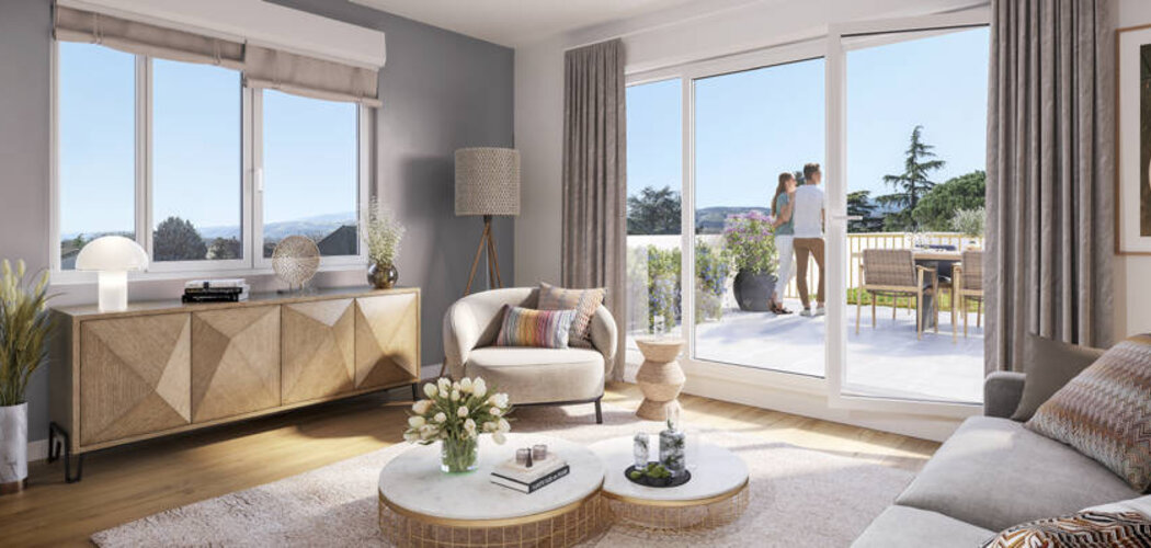 Programme immobilier neuf Le Clos du Pin - Saint-Maurice-l’Exil proche bus A vers la gare (38550) - Référence : 10478