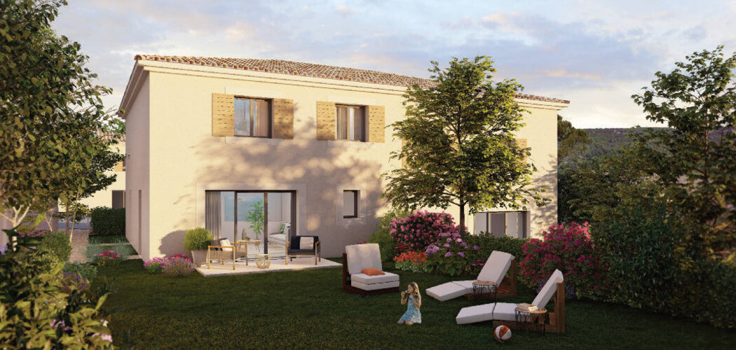 Programme immobilier neuf DOMAINE DES BASTIDES - Saint-Maximin-la-Sainte-Baume à quelques minutes du centre (83470) - Référence : 10988