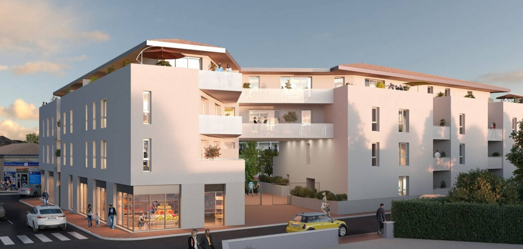 Programme immobilier neuf Abbey Road - Saint-Médard-en-Jalles : Appartements studio–T5 avec terrasses, parking souterrain et luminosité naturelle en plein centre-ville (33160) - Référence : 14323