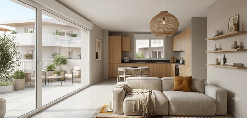 Programme immobilier neuf Abbey Road - Saint-Médard-en-Jalles : Appartements studio–T5 avec terrasses, parking souterrain et luminosité naturelle en plein centre-ville (33160) - Référence : 14323