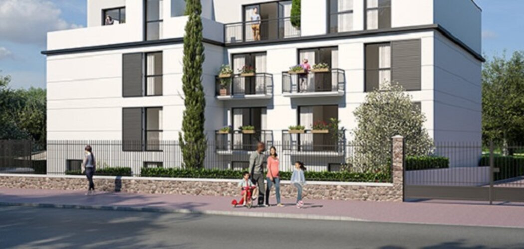 Programme immobilier neuf LES JARDINS D'ANAIS - Saint-Michel-sur-Orge : Appartements neufs face au parc Jean Vilar, nature et luminosité (91240) - Référence : 2723