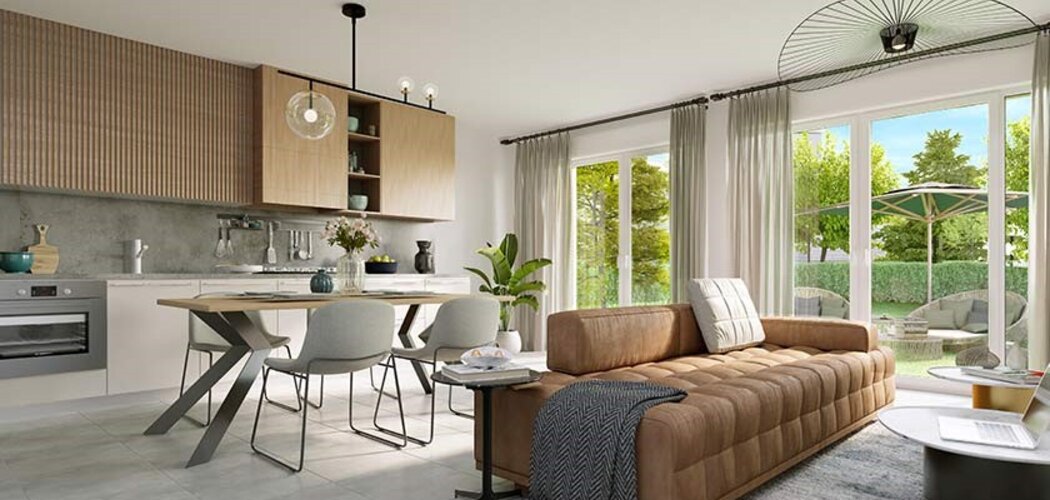 Programme immobilier neuf Bastide sainte victoire - Saint-Mitre-les-Remparts : Maisons T4–T5 avec jardins, garages et duplex proche d’un parc boisé (13920) - Référence : 5806