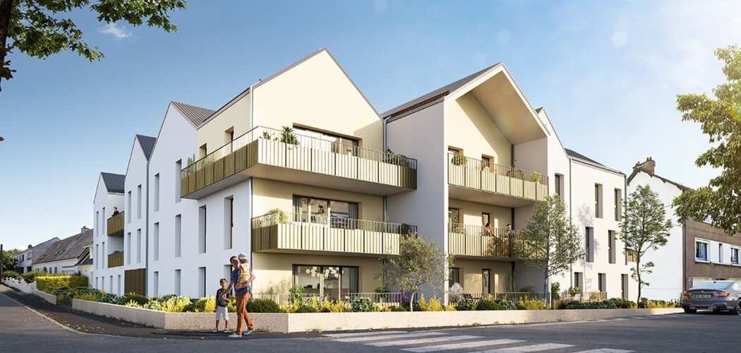 Programme immobilier neuf SERENITY -  Saint-Nazaire : appartements neufs du 2 au 3 pièces proche du centre-ville (44600) - Référence : 15177
