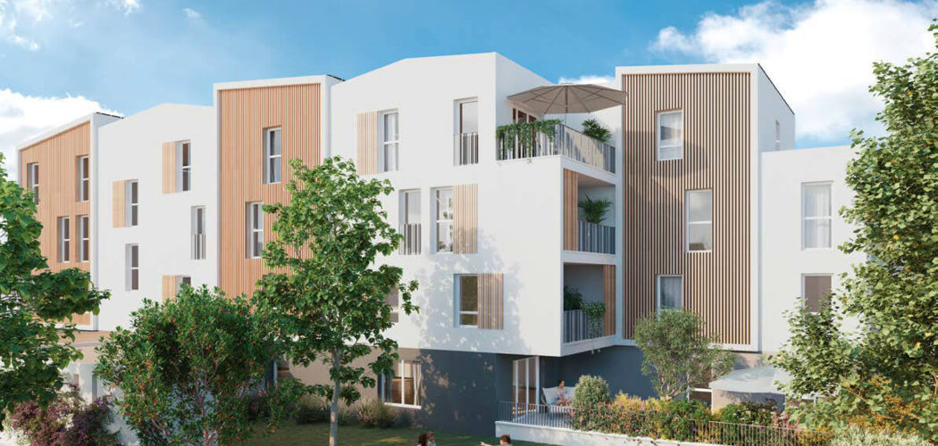 Programme immobilier neuf EBENE - Saint-Nazaire : appartements neufs du 2 au 4 pièces proche des commodités (44600) - Référence : 7816