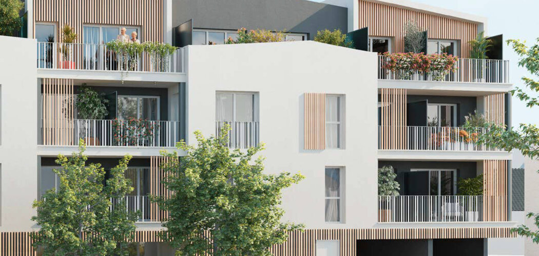 Programme immobilier neuf EBENE - Saint-Nazaire : appartements neufs du 2 au 4 pièces proche des commodités (44600) - Référence : 7816