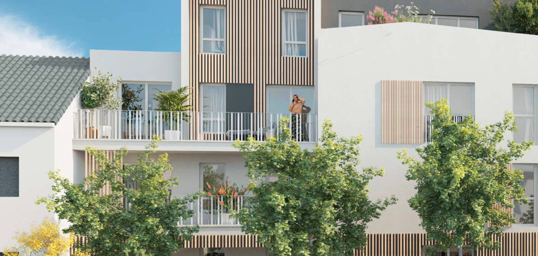 Programme immobilier neuf EBENE - Saint-Nazaire : appartements neufs du 2 au 4 pièces proche des commodités (44600) - Référence : 7816