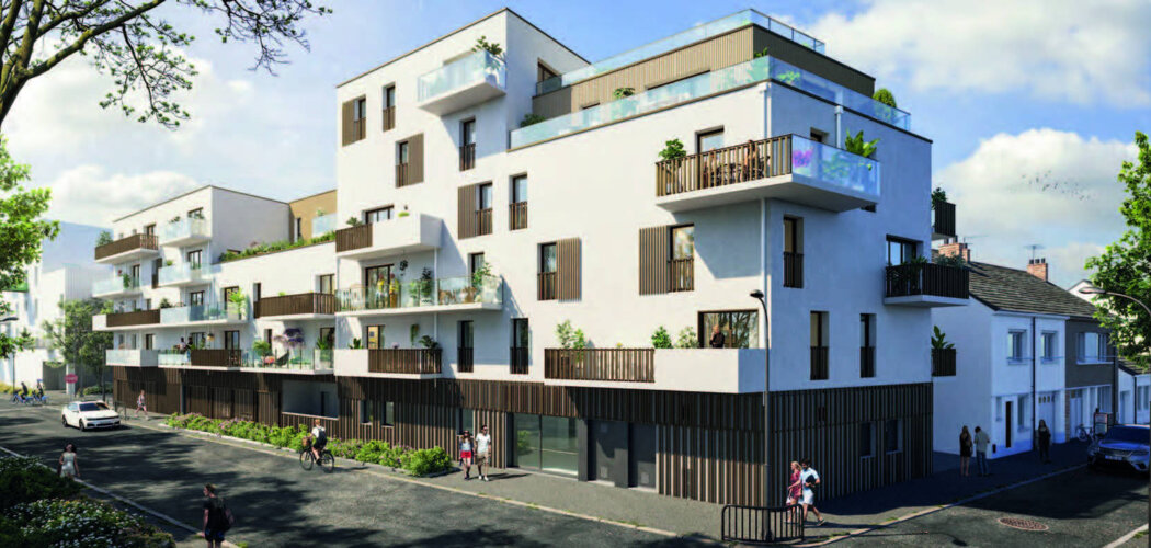 Programme immobilier neuf DOCKSIDE - Saint-Nazaire : appartements neufs du 2 au 5 pièces proche du port et des commerces (44600) - Référence : 14890
