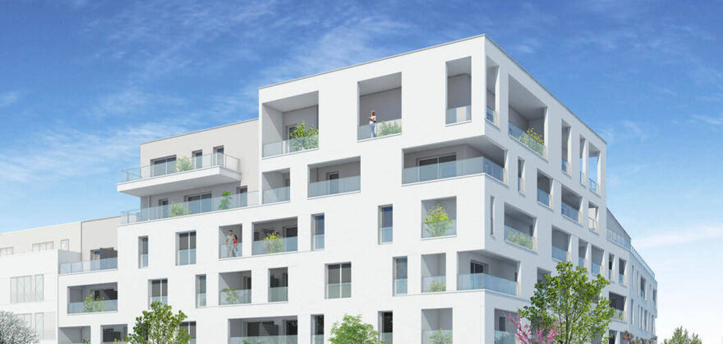 Programme immobilier neuf Coté A - Saint-Nazaire : Appartements studio–T4 avec terrasses, domotique et TVA réduite à 600 m de la Plage de Porcé (44600) - Référence : 14250
