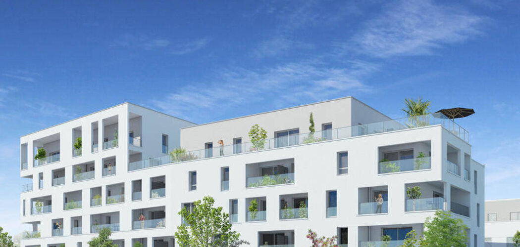 Programme immobilier neuf Coté A - Saint-Nazaire : Appartements studio–T4 avec terrasses, domotique et TVA réduite à 600 m de la Plage de Porcé (44600) - Référence : 14250