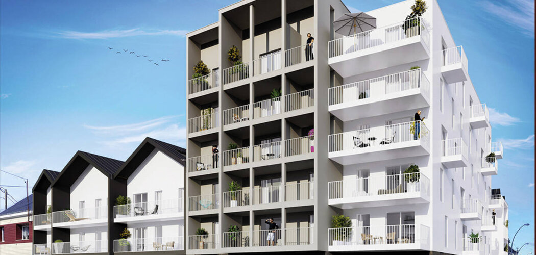 Programme immobilier neuf Coeur Océan - Saint-Nazaire : Appartements studio–T4 avec terrasses, parking sécurisé et proximité centre-ville et plage (44600) - Référence : 17090
