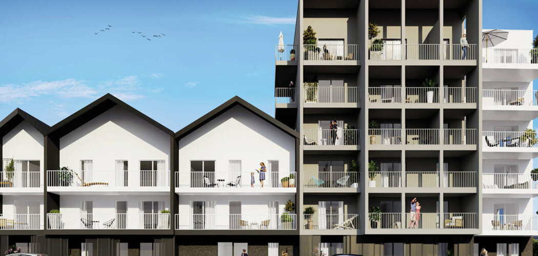 Programme immobilier neuf Coeur Océan - Saint-Nazaire : Appartements studio–T4 avec terrasses, parking sécurisé et proximité centre-ville et plage (44600) - Référence : 17090