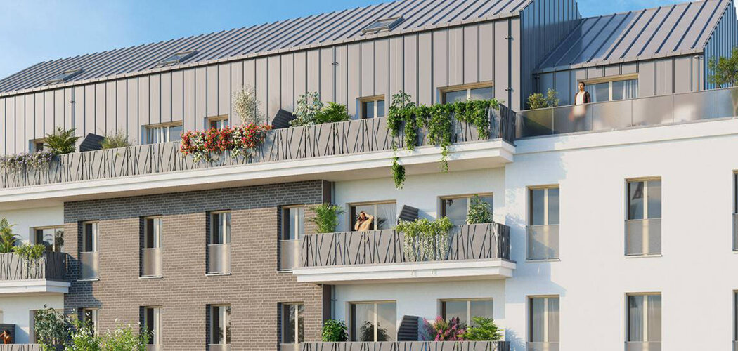 Programme immobilier neuf GARANCE - Saint-Nazaire : Appartements T2–T4 avec terrasses, volets roulants et chauffage individuel en plein cœur de ville (44600) - Référence : 6639