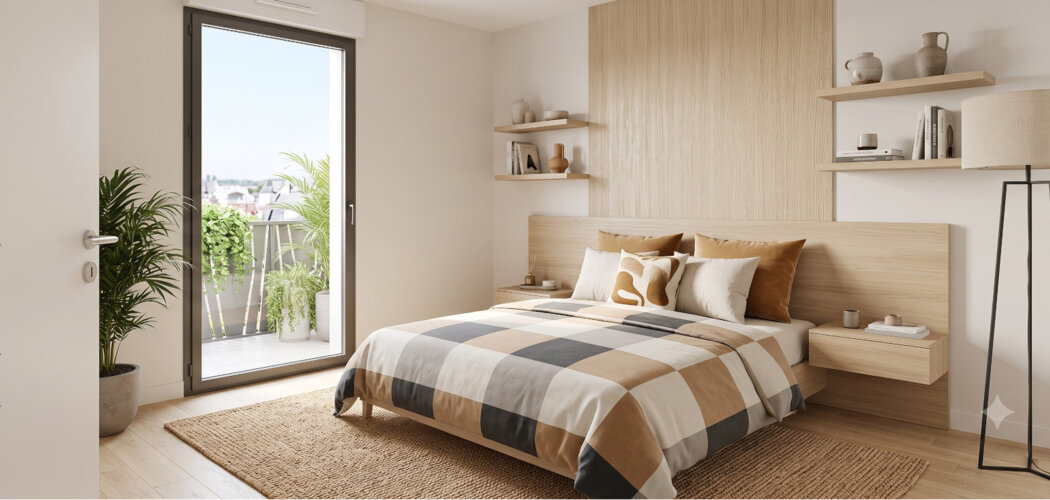 Programme immobilier neuf GARANCE - Saint-Nazaire : Appartements T2–T4 avec terrasses, volets roulants et chauffage individuel en plein cœur de ville (44600) - Référence : 6639