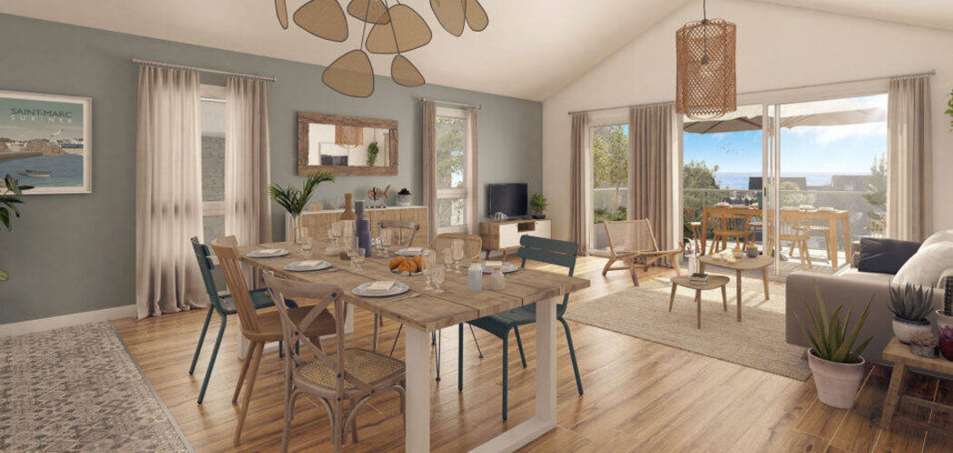 Programme immobilier neuf HULOT 23 - SAINT MARC SUR MER - Saint-Nazaire au coeur de Saint-Marc-sur-Mer (44600) - Référence : 15596
