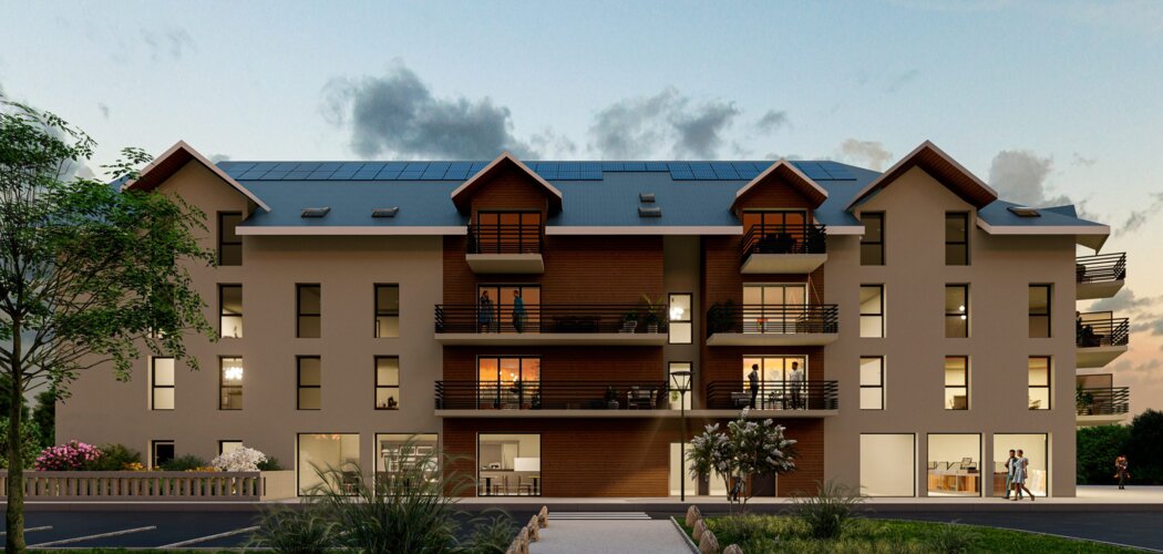 Programme immobilier neuf Le 1901 - Saint-Nizier-du-Moucherotte : 24 appartements neufs T2–T4 à 30 min de Grenoble centre (38250) - Référence : 15389