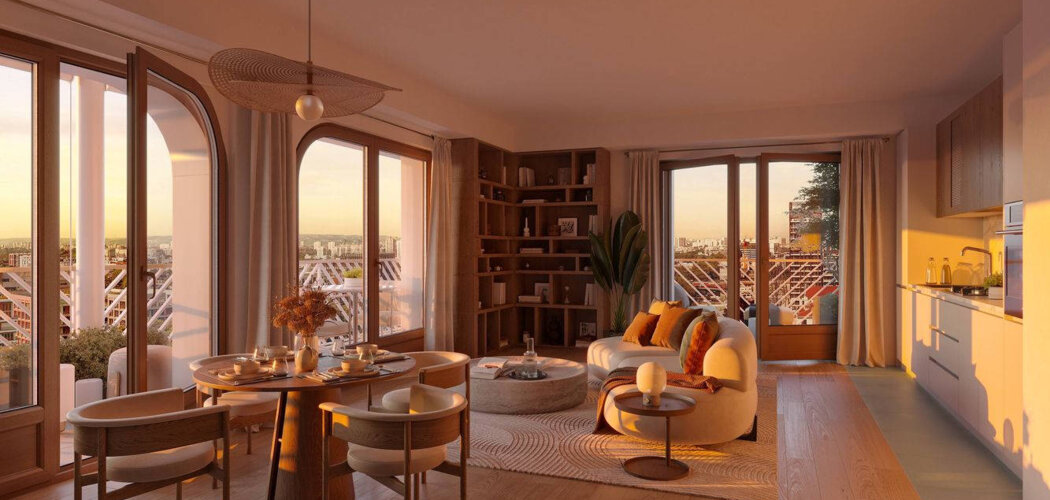 Programme immobilier neuf MUNDO - Saint-Ouen : appartements neufs du 2 au 5 pièces proche métro 13 et 14 (93400) - Référence : 15406