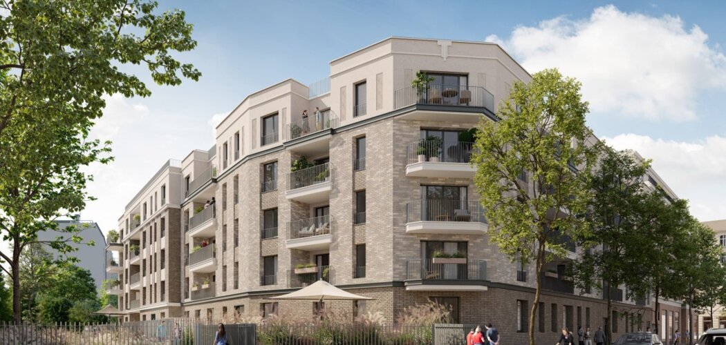 Programme immobilier neuf NEORI - Saint-Ouen : appartements neufs du studio au 5 pièces à 15 min des métros (93400) - Référence : 15184