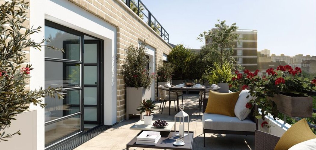 Programme immobilier neuf MERIDIEN - Saint-Ouen proche des métros 13 et 14 (93400) - Référence : 18205