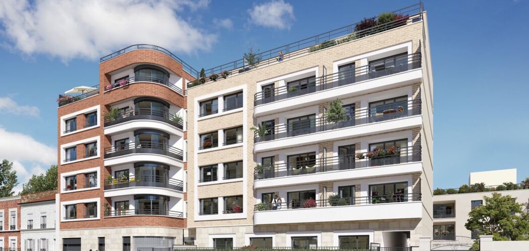 Programme immobilier neuf MERIDIEN - Saint-Ouen proche des métros 13 et 14 (93400) - Référence : 18205