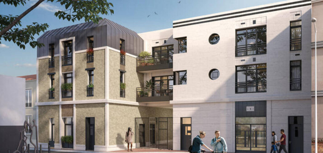 Programme immobilier neuf Élégance 30 - Saint-Ouen quartier Garibaldi à 7 min du métro ligne 13 (93400) - Référence : 17376